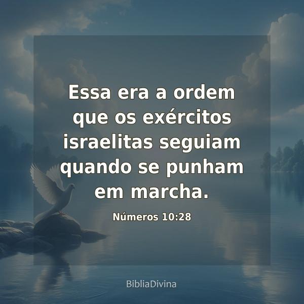 Números 10:28