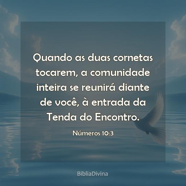 Números 10:3