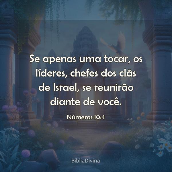 Números 10:4