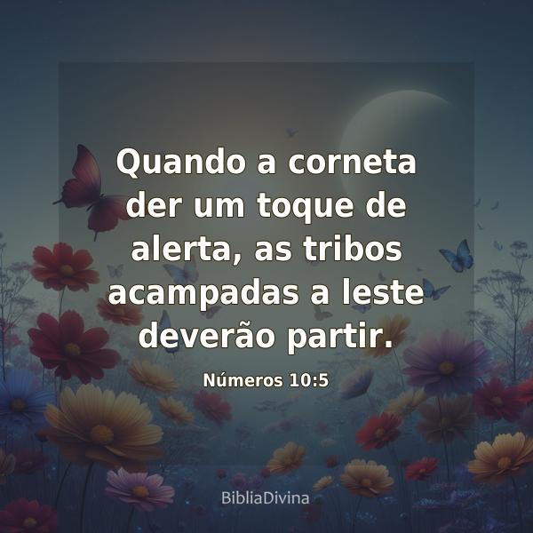 Números 10:5