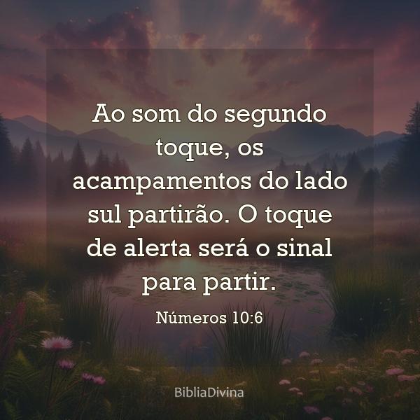 Números 10:6