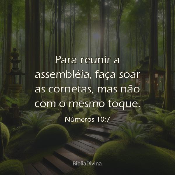 Números 10:7