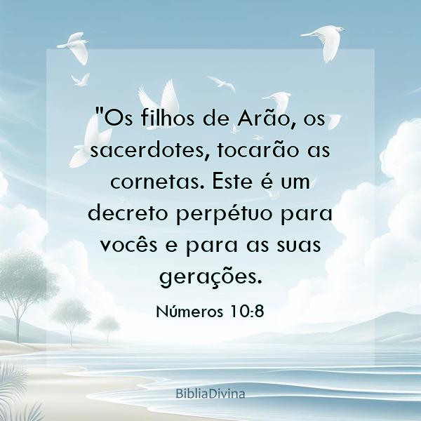 Números 10:8