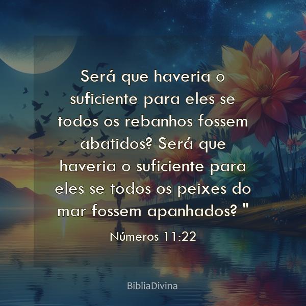 Números 11:22