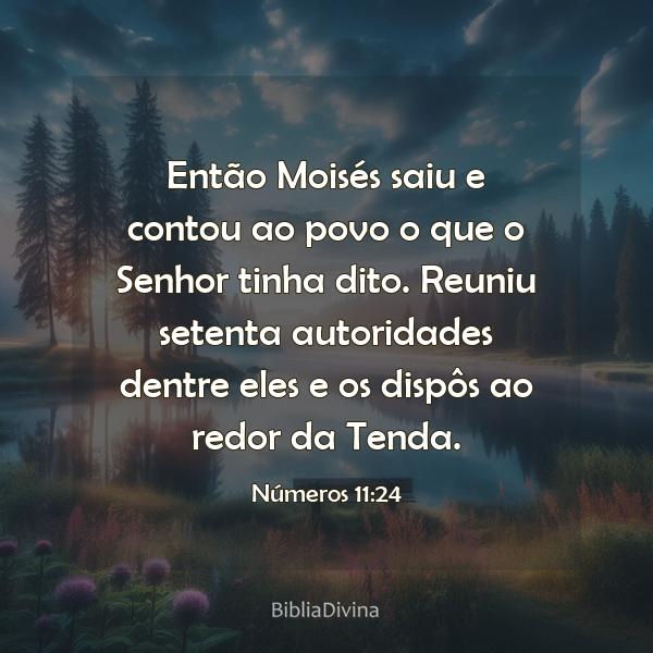 Números 11:24