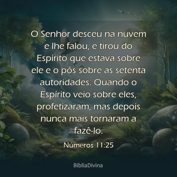 Números 11:25