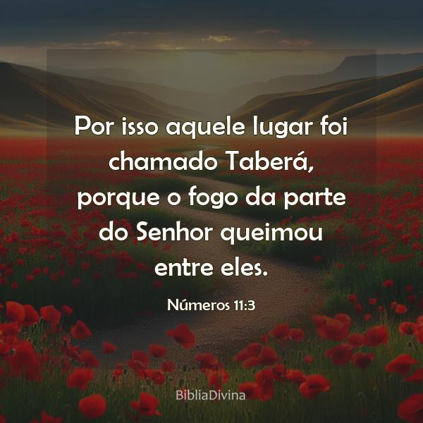 Números 11:3