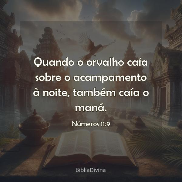 Números 11:9