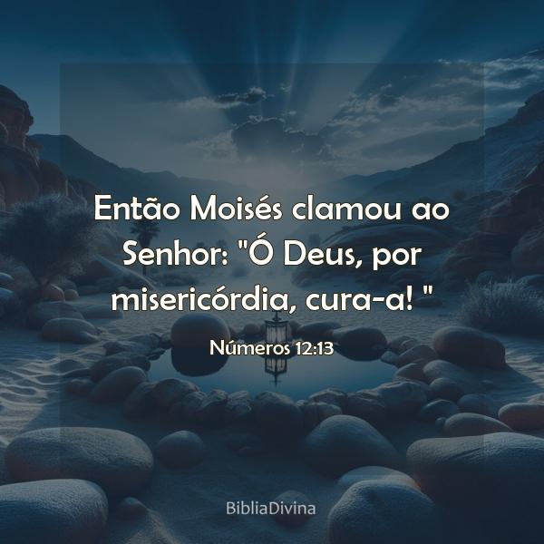 Números 12:13