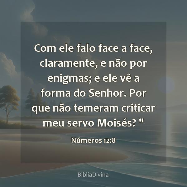 Números 12:8