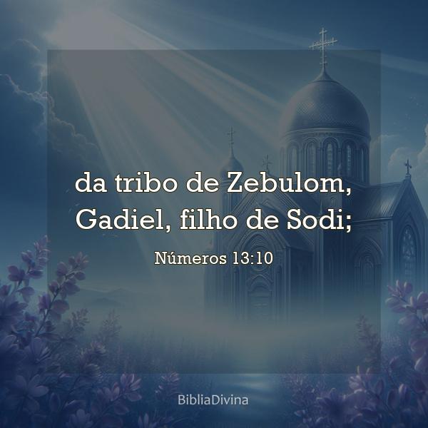 Números 13:10