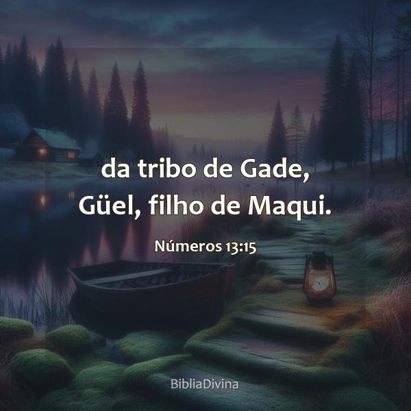 Números 13:15