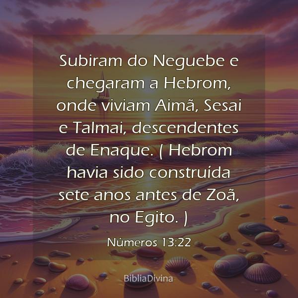 Números 13:22