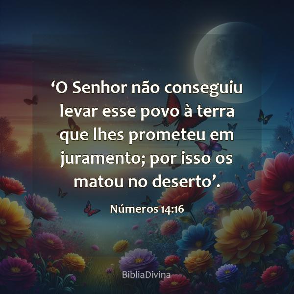 Números 14:16