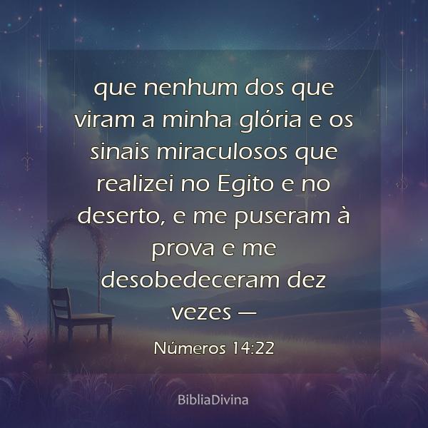 Números 14:22