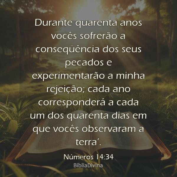 Números 14:34