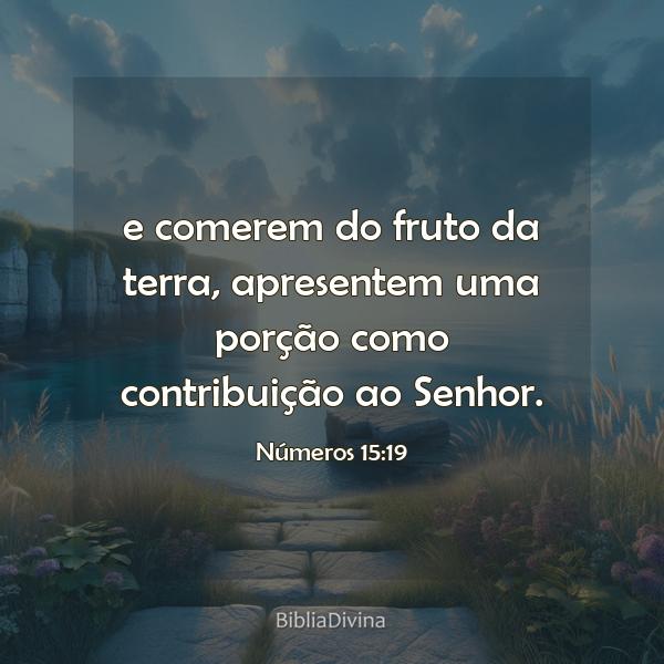 Números 15:19