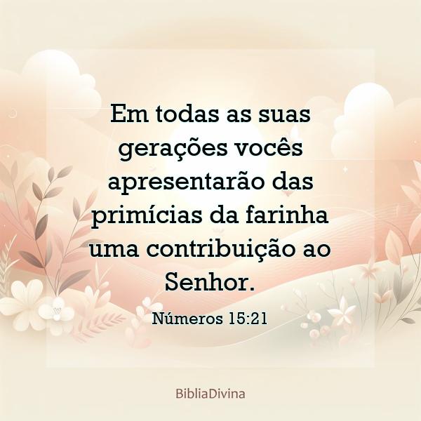 Números 15:21