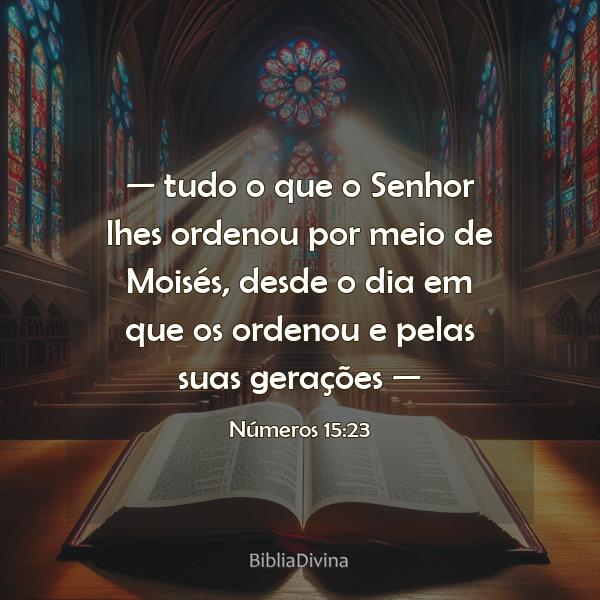 Números 15:23