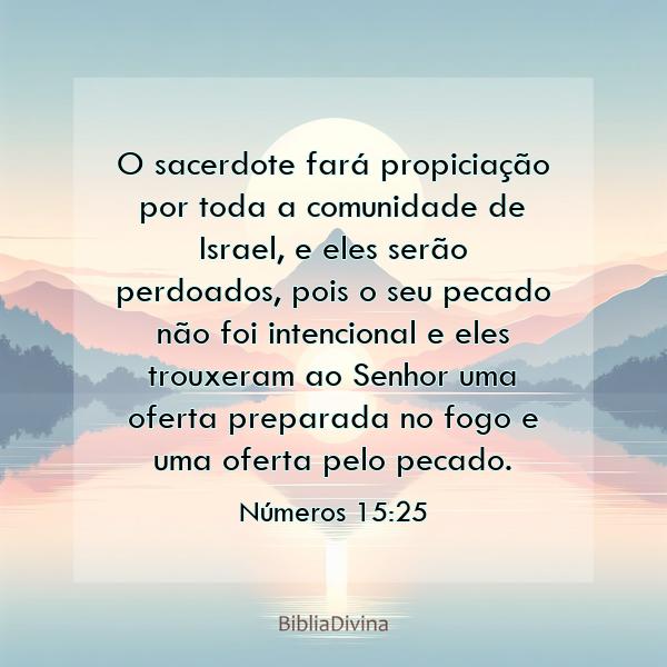 Números 15:25