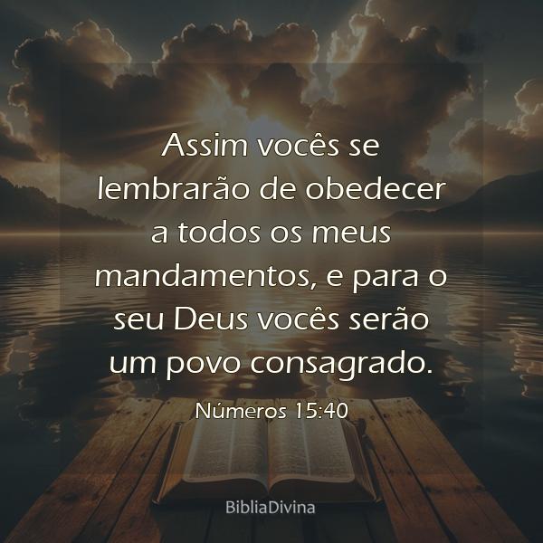 Números 15:40