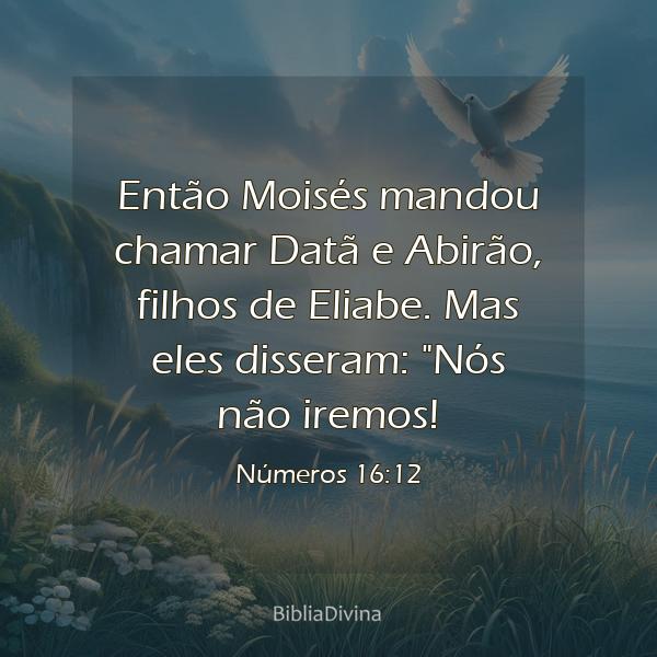 Números 16:12