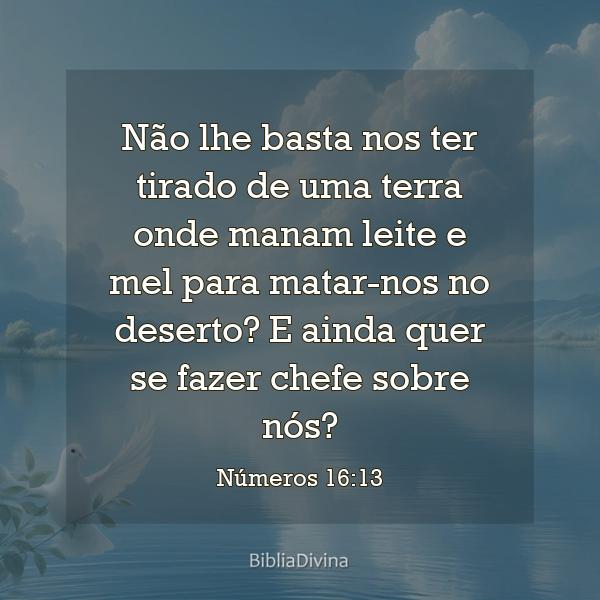 Números 16:13