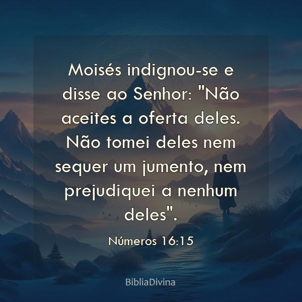 Números 16:15