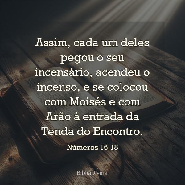 Números 16:18