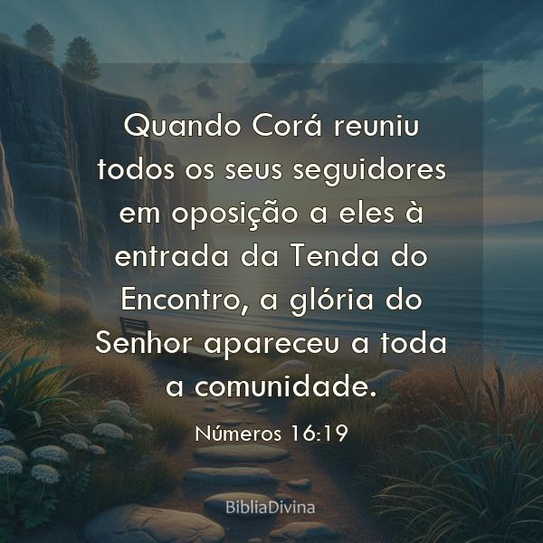 Números 16:19