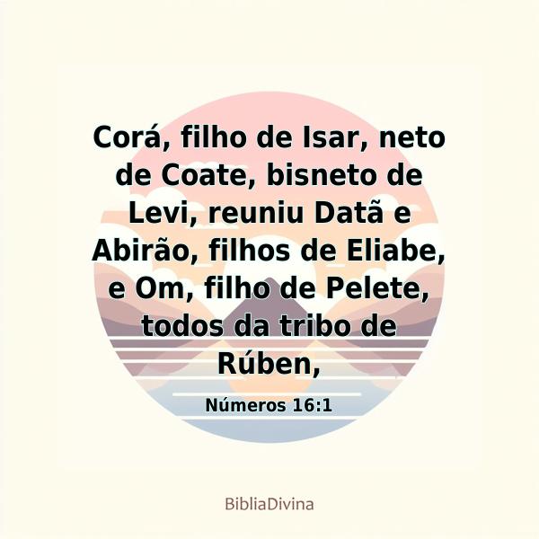 Números 16:1