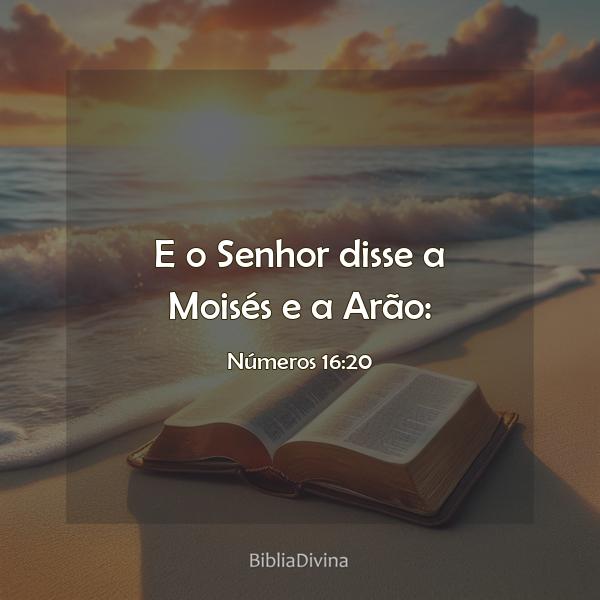 Números 16:20