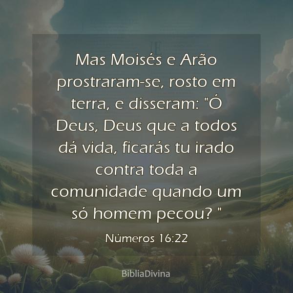 Números 16:22