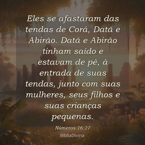 Números 16:27