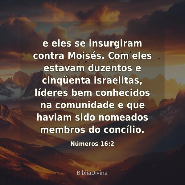 Números 16:2