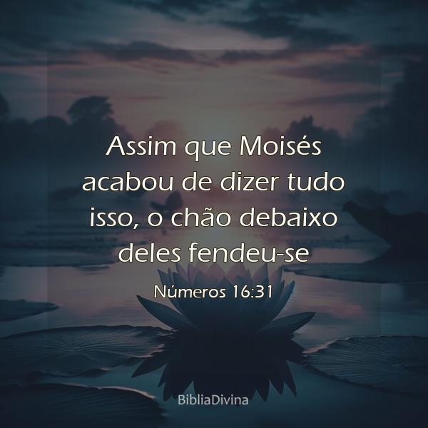 Números 16:31