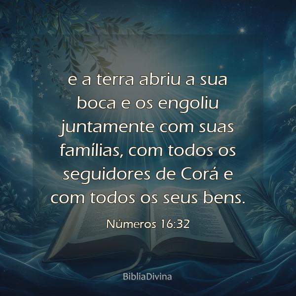 Números 16:32