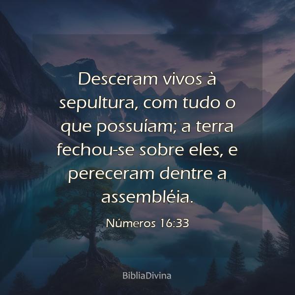 Números 16:33