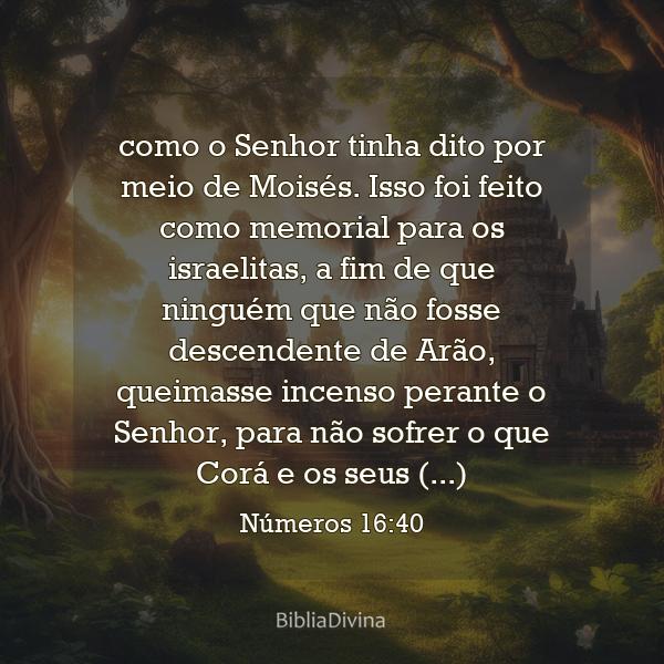 Números 16:40