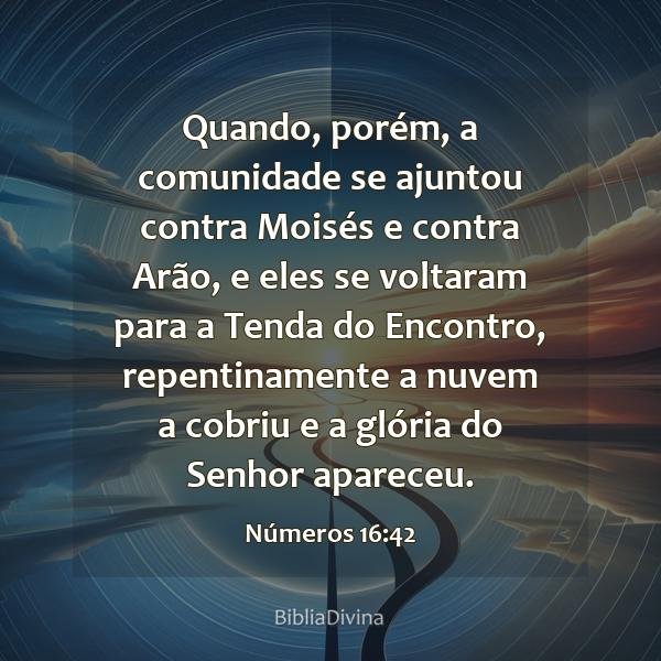 Números 16:42