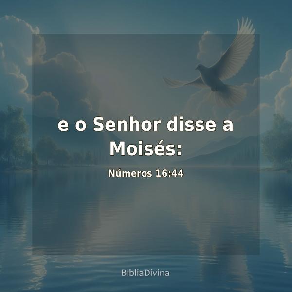 Números 16:44