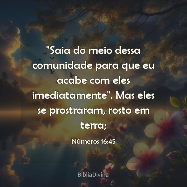 Números 16:45