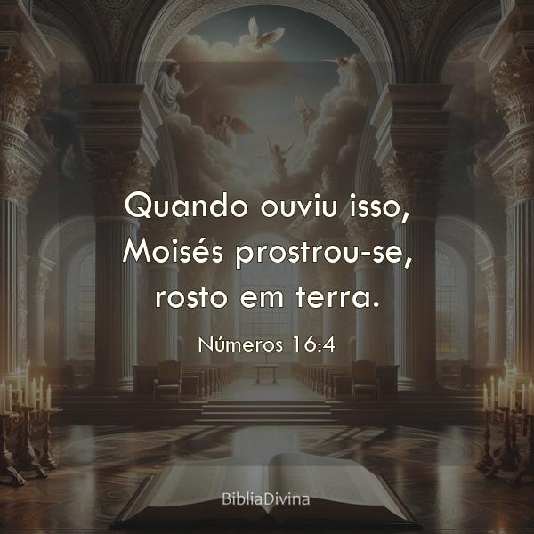 Números 16:4