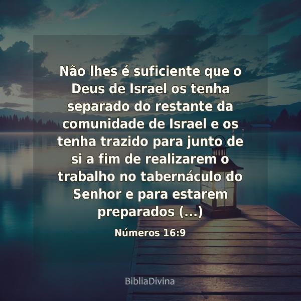 Números 16:9