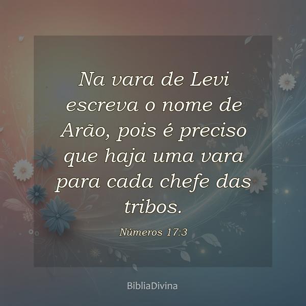 Números 17:3