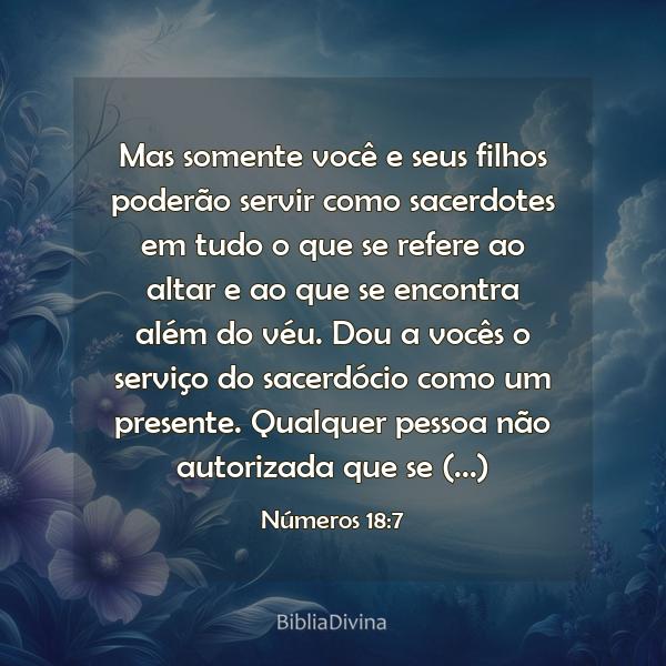 Números 18:7