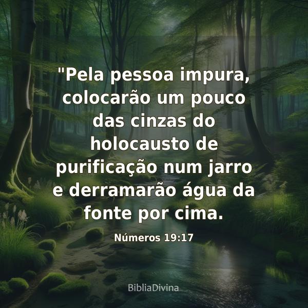 Números 19:17