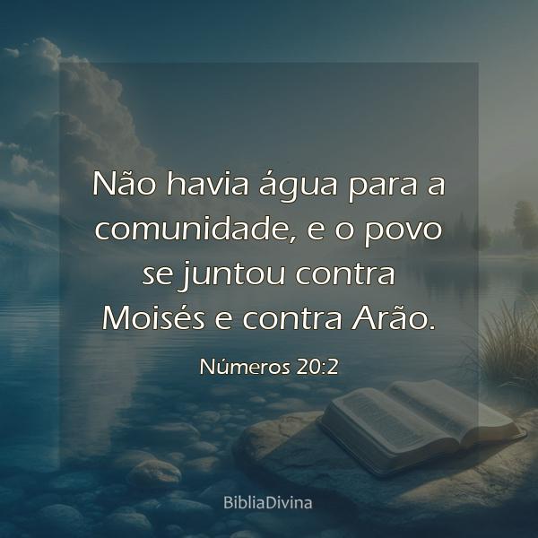 Números 20:2