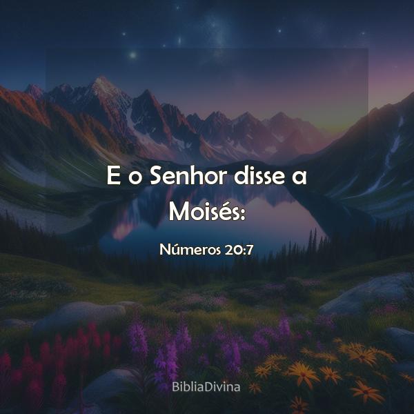 Números 20:7