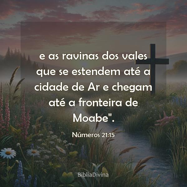 Números 21:15